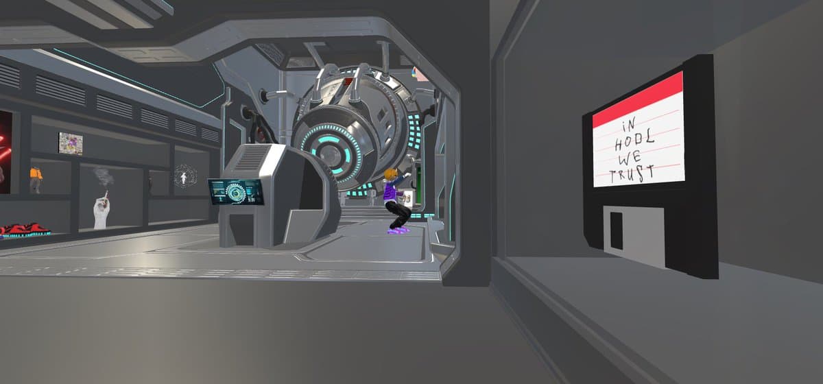 The HODLHQ floppy disks are functioning just fine in the open metaverse.